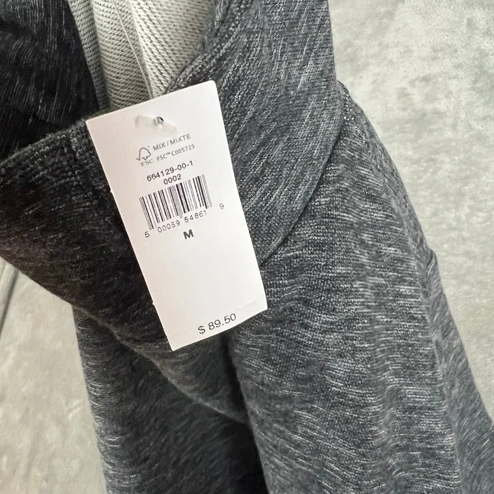 Banana Republic Sweatsuit Mens‎ M Heathered Grey Mockneck Luxe NWT